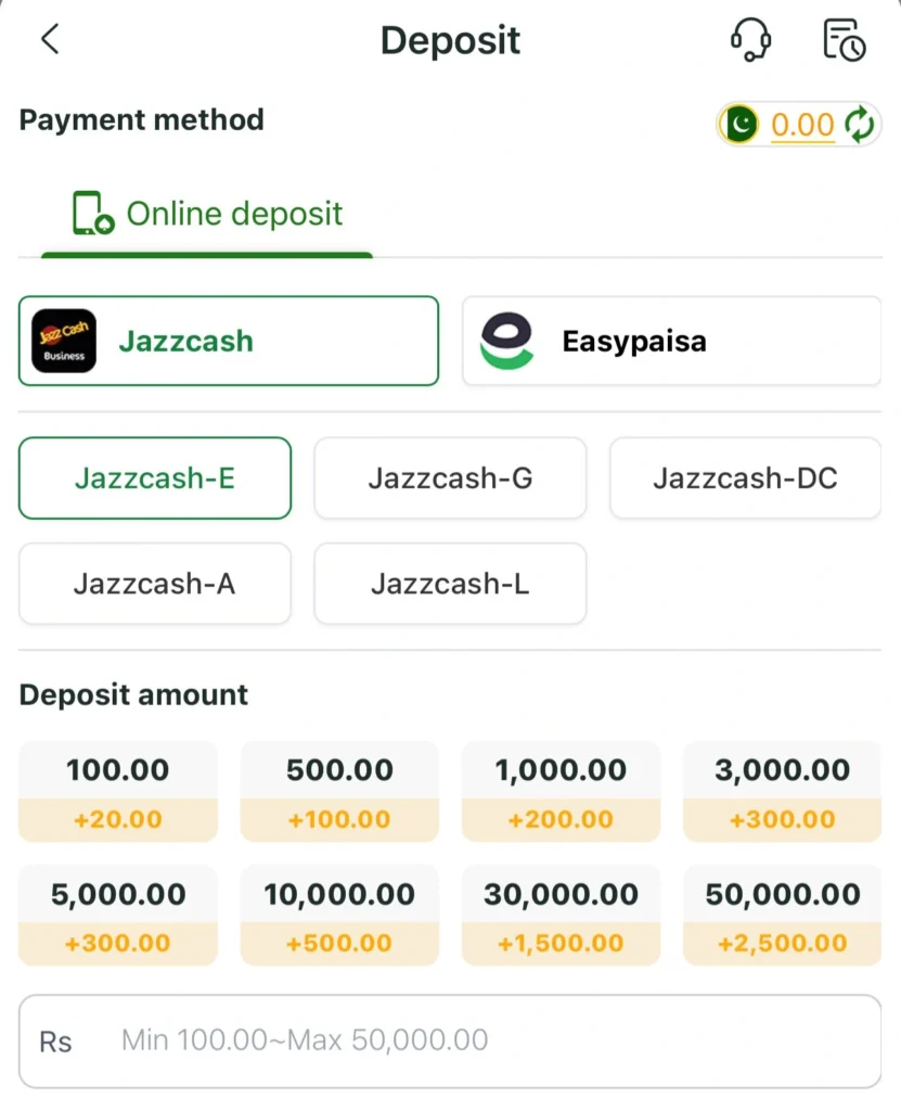 JZ777 Deposit